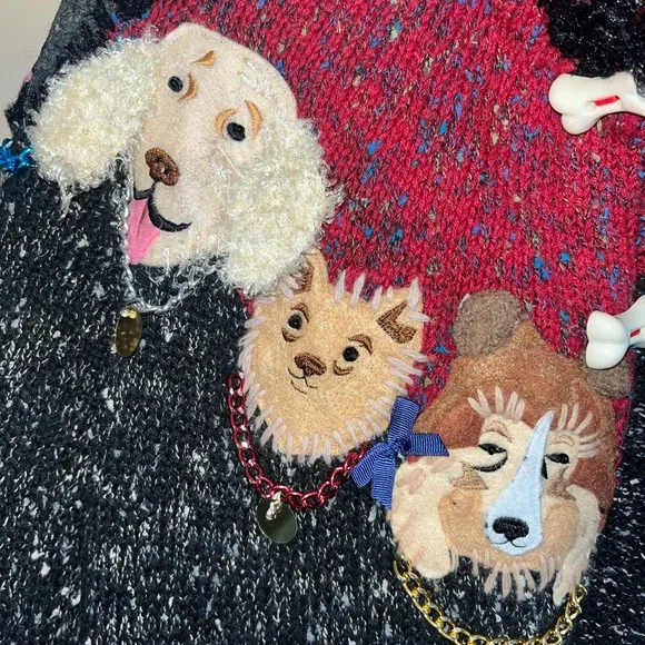 Design Options by Philip and Jane Gordon Dog Show Cardigan Size Medium